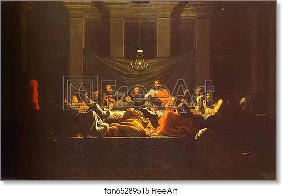 Free art print of The Eucharist by Nicolas Poussin