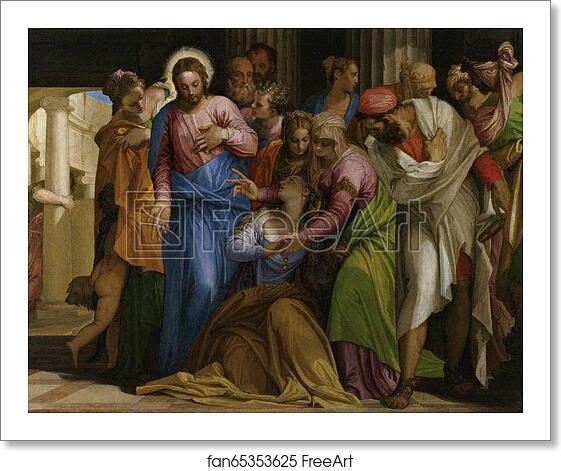 Free art print of Christ Healing a Woman with an Issue of Blood by Paolo Veronese Free art print of Christ Healing a Woman with an Issue of Blood by Paolo Veronese