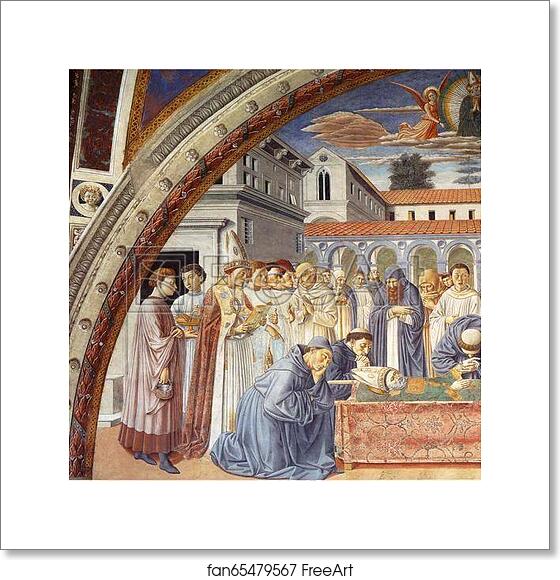 Free art print of Funeral of St. Augustine. Detail by Benozzo Gozzoli Free art print of Funeral of St. Augustine. Detail by Benozzo Gozzoli