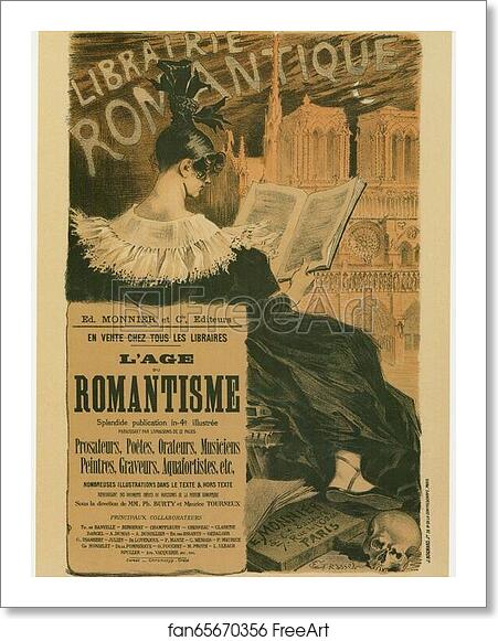 Free art print of Librairie Romantique by Eugène Grasset