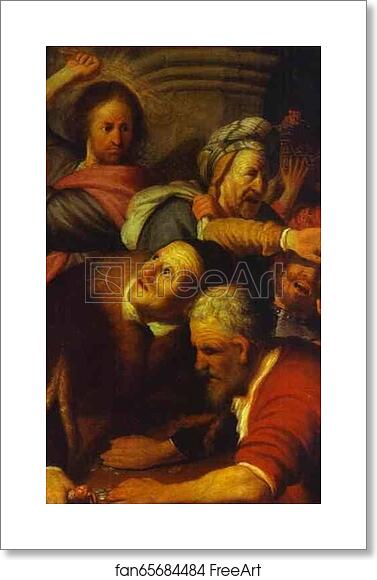 Free art print of Christ Drives Money-Changers from the Temple by Rembrandt Harmenszoon Van Rijn Free art print of Christ Drives Money-Changers from the Temple by Rembrandt Harmenszoon Van Rijn