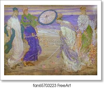 Free art print of Symphony in Blue and Pink by James Abbott Mcneill Whistler Free art print of Symphony in Blue and Pink by James Abbott Mcneill Whistler