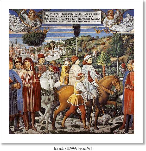 Free art print of St. Augustine Departing for Milan by Benozzo Gozzoli Free art print of St. Augustine Departing for Milan by Benozzo Gozzoli
