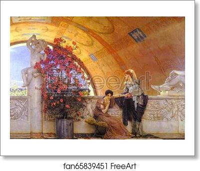 Free art print of Unconscious Rivals by Sir Lawrence Alma-Tadema