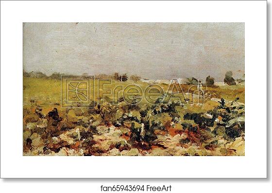 Free art print of Céleyran: View of the Vignards by Henri De Toulouse-Lautrec Free art print of Céleyran: View of the Vignards by Henri De Toulouse-Lautrec