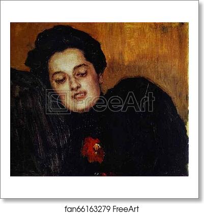 Free art print of Portrait A. I. Yemelyanova, née Shreider by Vasily Surikov Free art print of Portrait A. I. Yemelyanova, née Shreider by Vasily Surikov