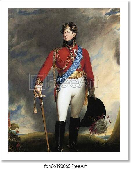 Free art print of King George IV by Sir Thomas Lawrence Free art print of King George IV by Sir Thomas Lawrence