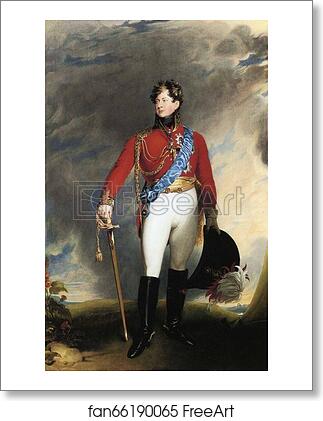 Free art print of King George IV by Sir Thomas Lawrence
