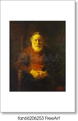 Free art print of An Old Man in Red by Rembrandt Harmenszoon Van Rijn