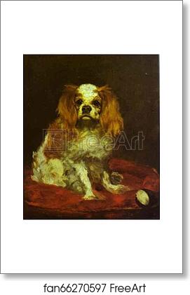 Free art print of A King Charles Spaniel by Edouard Manet