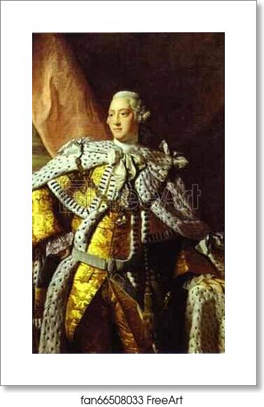 Free art print of Portrait of George III by Allan Ramsay