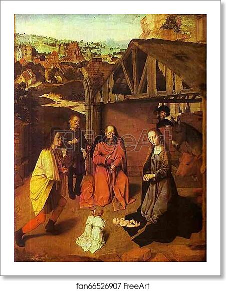 Free art print of The Nativity by Gerard David Free art print of The Nativity by Gerard David