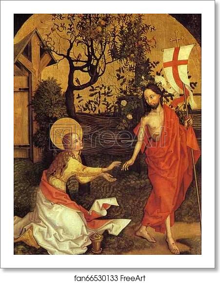 Free art print of Noli me tangere. Detail by Martin Schongauer Free art print of Noli me tangere. Detail by Martin Schongauer