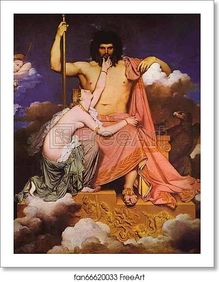 Free art print of Jupiter and Thetis by Jean-Auguste-Dominique Ingres Free art print of Jupiter and Thetis by Jean-Auguste-Dominique Ingres