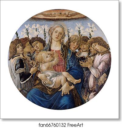 Free art print of Mary with the Child and Singing Angels by Sandro Botticelli Free art print of Mary with the Child and Singing Angels by Sandro Botticelli