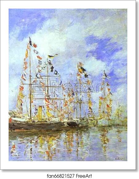 Free art print of Sailing Ships at Deauville by Eugène-Louis Boudin Free art print of Sailing Ships at Deauville by Eugène-Louis Boudin