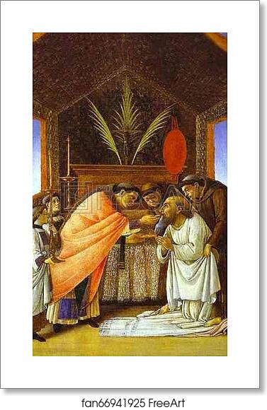 Free art print of Last Communion of St. Jerome by Alessandro Botticelli Free art print of Last Communion of St. Jerome by Alessandro Botticelli