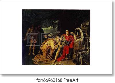 Free art print of Priam Asking Achilles to Return Hector's Body by Alexander Ivanov