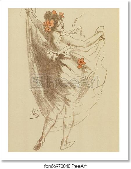 Free art print of Original drawing for Les Maîtres de l’Affiche from issue 49, Dec. 1899. by Jules Chéret Free art print of Original drawing for Les Maîtres de l’Affiche from issue 49, Dec. 1899. by Jules Chéret