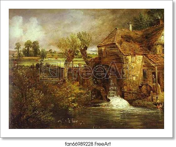 Free art print of A Mill at Gillingham in Dorset (Parham's Mill) by John Constable Free art print of A Mill at Gillingham in Dorset (Parham's Mill) by John Constable