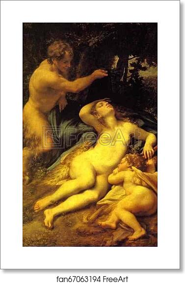Free art print of Venus, Satyr and Cupid by Correggio Free art print of Venus, Satyr and Cupid by Correggio