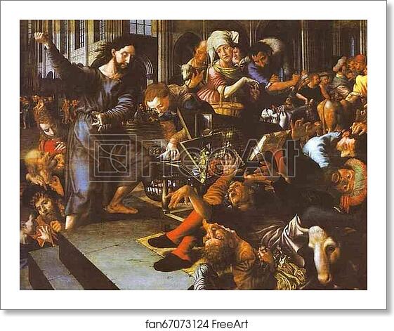Free art print of Christ Driving Merchants from the Temple by Jan Sanders Van Hemessen Free art print of Christ Driving Merchants from the Temple by Jan Sanders Van Hemessen