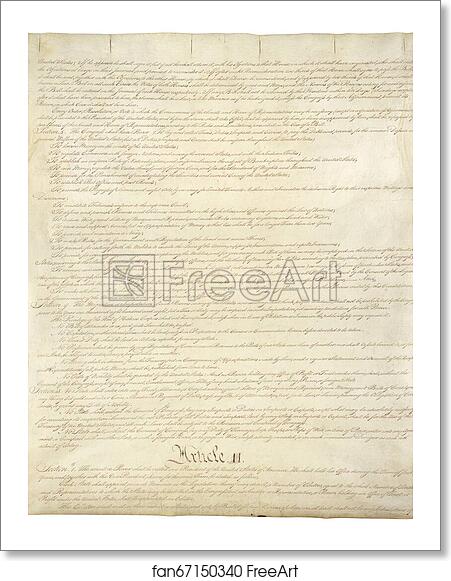 Free art print of Constitution of the United States, Page 2 of 4 by Constitutional Convention Free art print of Constitution of the United States, Page 2 of 4 by Constitutional Convention
