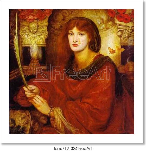 Free art print of Sibylla Palmifera by Dante Gabriel Rossetti Free art print of Sibylla Palmifera by Dante Gabriel Rossetti