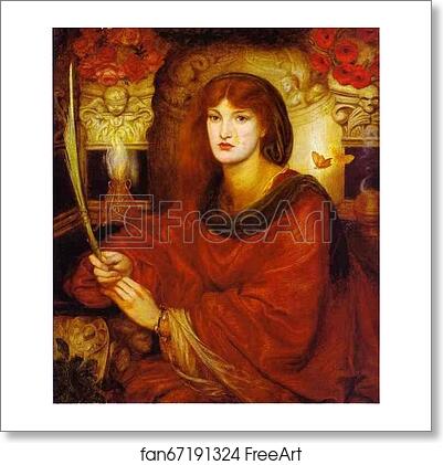Free art print of Sibylla Palmifera by Dante Gabriel Rossetti