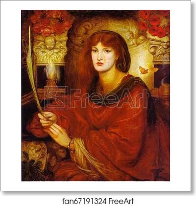 Free art print of Sibylla Palmifera by Dante Gabriel Rossetti Free art print of Sibylla Palmifera by Dante Gabriel Rossetti