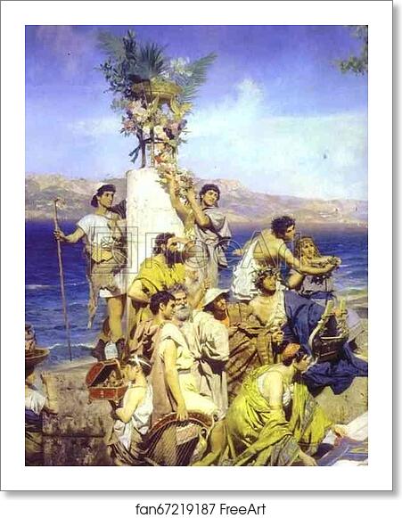 Free art print of Phryne at the Festival of Poseidon in Eleusin. Detail by Henryk Hector Siemiradzki Free art print of Phryne at the Festival of Poseidon in Eleusin. Detail by Henryk Hector Siemiradzki