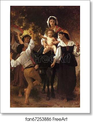 Free art print of Return from the Harvest by William-Adolphe Bouguereau