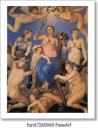 Free art print of Allegory of Felicity by Agnolo Bronzino