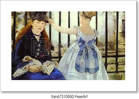 Free art print of The Railway by Edouard Manet