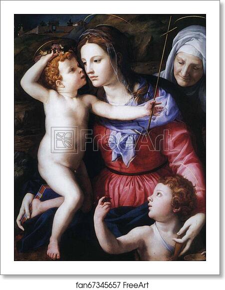 Free art print of The Madonna and Child with the Infant St. John the Baptist and a Saint by Agnolo Bronzino Free art print of The Madonna and Child with the Infant St. John the Baptist and a Saint by Agnolo Bronzino