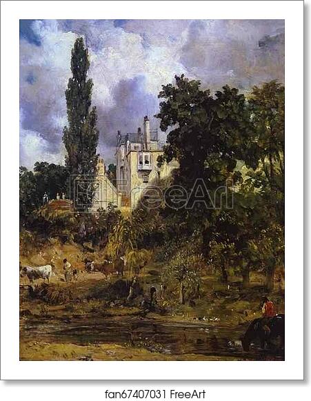 Free art print of The Grove Hampstead (The Admiral's House) by John Constable Free art print of The Grove Hampstead (The Admiral's House) by John Constable
