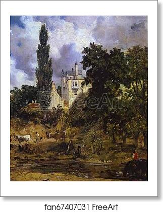 Free art print of The Grove Hampstead (The Admiral's House) by John Constable