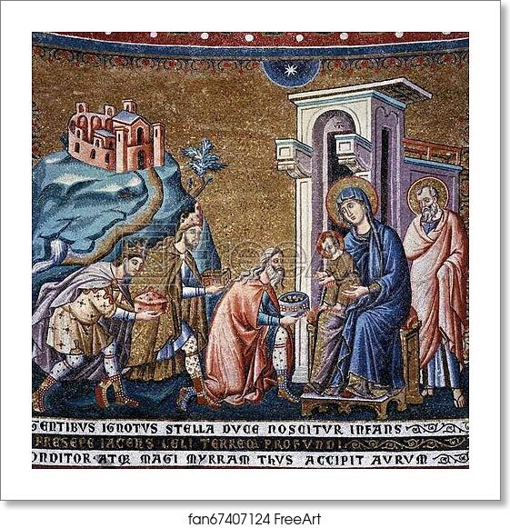 Free art print of Adoration of the Kings by Pietro Cavallini Free art print of Adoration of the Kings by Pietro Cavallini