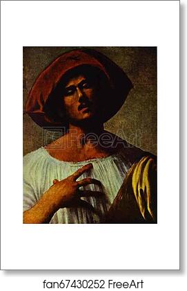 Free art print of Singer by Giorgione
