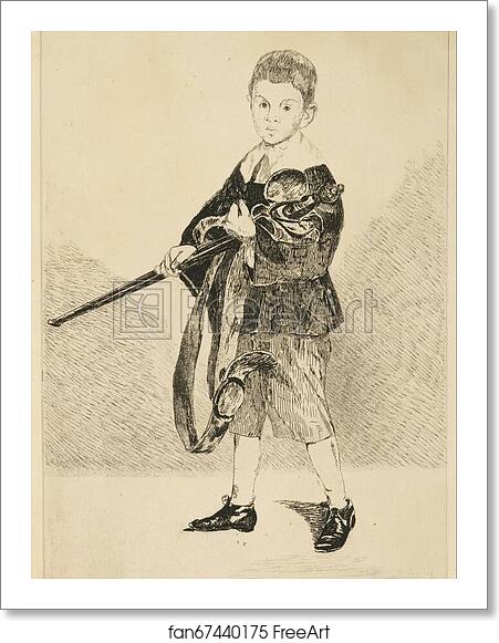 Free art print of Boy with the Sword by Édouard Manet Free art print of Boy with the Sword by Édouard Manet
