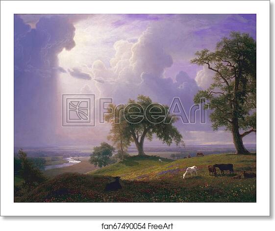 Free art print of California Spring by Albert Bierstadt Free art print of California Spring by Albert Bierstadt