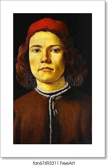 Free art print of Portrait of a Young Man by Alessandro Botticelli Free art print of Portrait of a Young Man by Alessandro Botticelli