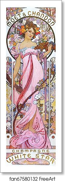 Free art print of Moet & Chandon by Alphonse Mucha Free art print of Moet & Chandon by Alphonse Mucha