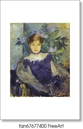 Free art print of Le Corsage noir by Berthe Morisot