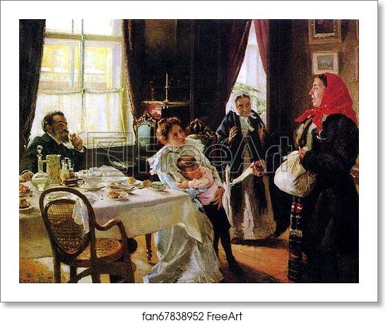 Free art print of Two Mothers: Foster Mother and Birth Mother by Vladimir Makovsky Free art print of Two Mothers: Foster Mother and Birth Mother by Vladimir Makovsky