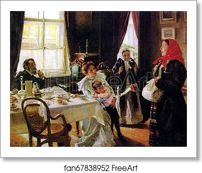 Free art print of Two Mothers: Foster Mother and Birth Mother by Vladimir Makovsky
