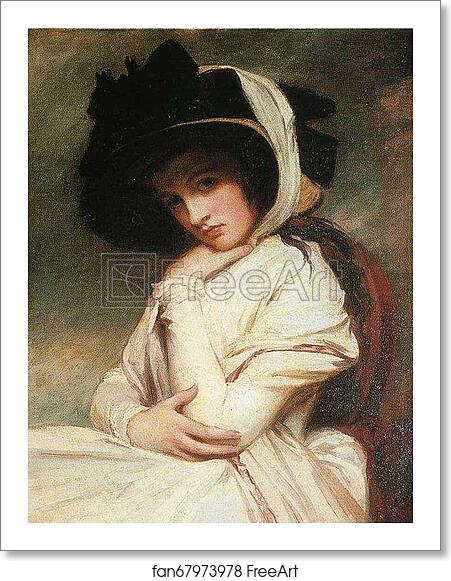 Free art print of Emma Hart in a Straw Hat by George Romney Free art print of Emma Hart in a Straw Hat by George Romney