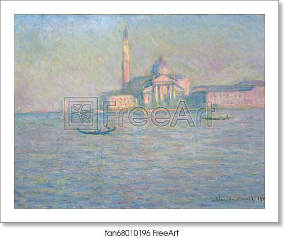 Free art print of The Church of San Giorgio Maggiore, Venice by Claude Monet Free art print of The Church of San Giorgio Maggiore, Venice by Claude Monet
