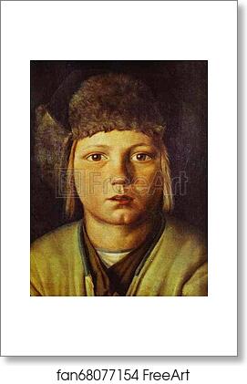 Free art print of Portrait of a Peasant Boy by Grigoriy Soroka
