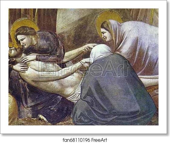 Free art print of Lamentation. Detail by Giotto Free art print of Lamentation. Detail by Giotto